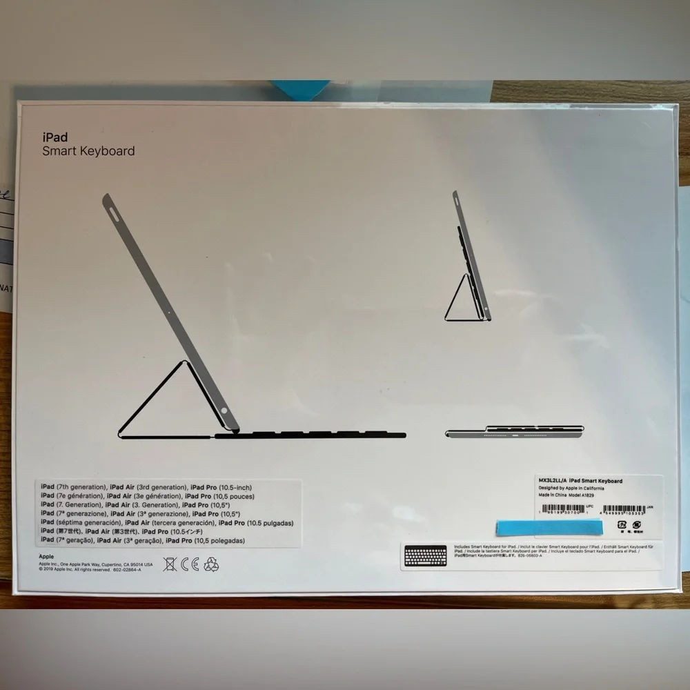 Sealed Apple iPad / iPad Pro / iPad Air Smart Keyboard Black MX3L2LL/A A1829